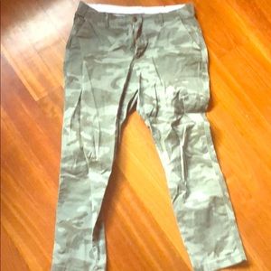 GAP camo “girlfriend chinos”